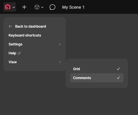 Environment - Toggle comments